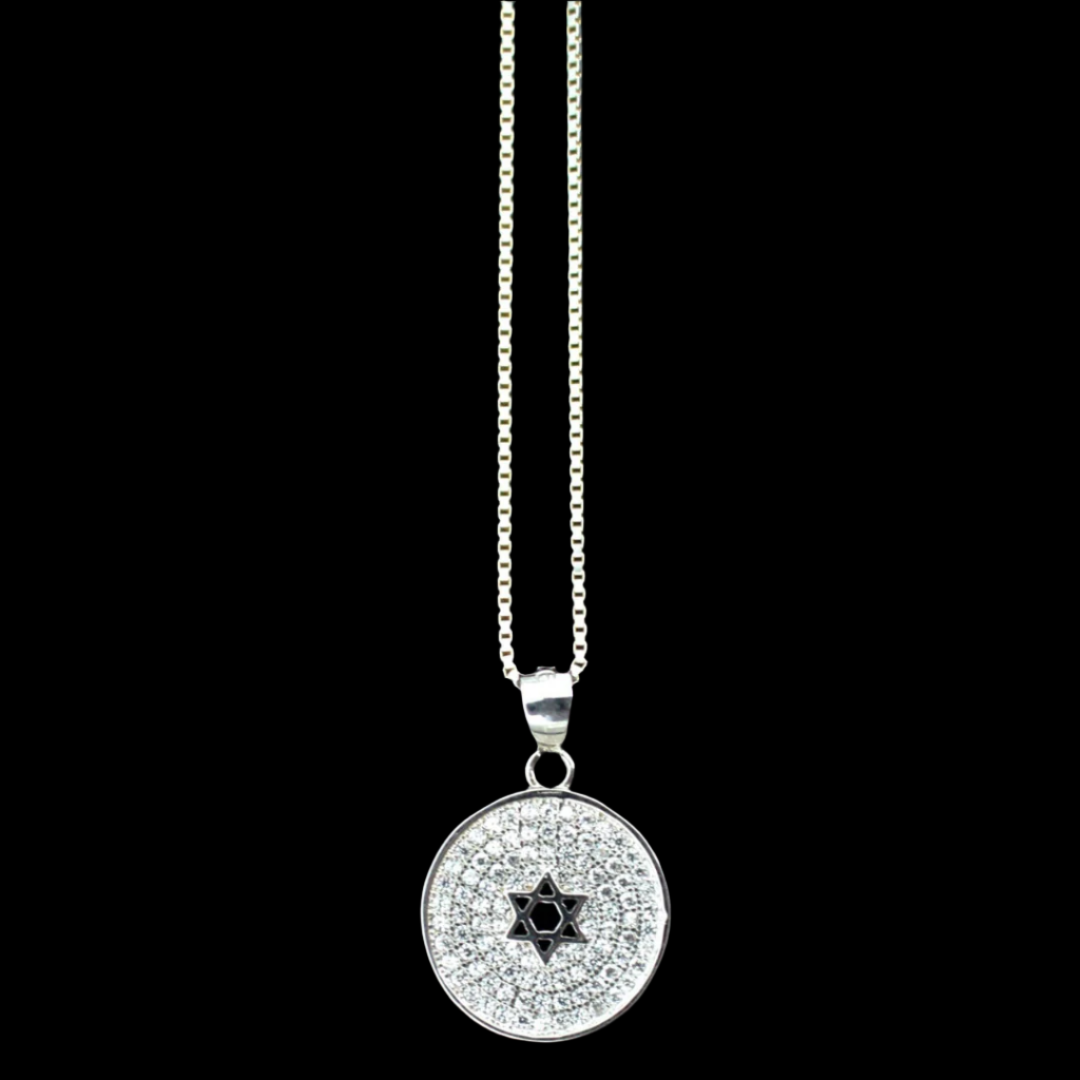 Pendant Sm Star W/Zircon Stones in CircleYAYP5023