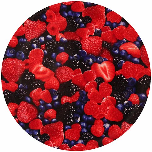 8" Round Silicone Trivet - Berries