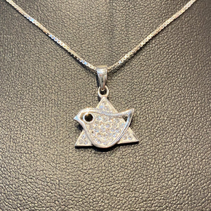Pendant Star&Dove SvarovskiYASOR67